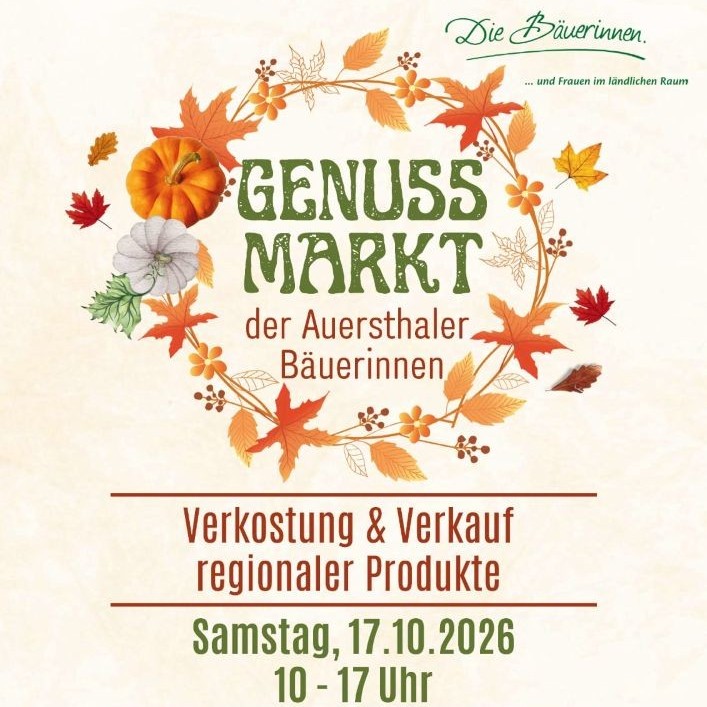 Genussmarkt am 17.10.2026